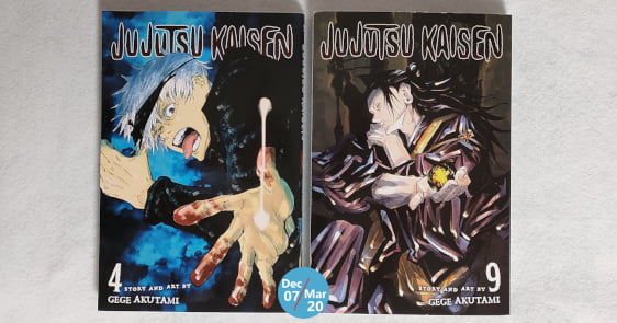 英語ペーパーバック『呪術廻戦/Jujutsu Kaisen』五条悟表紙 vol.4＆夏油表紙vol.9